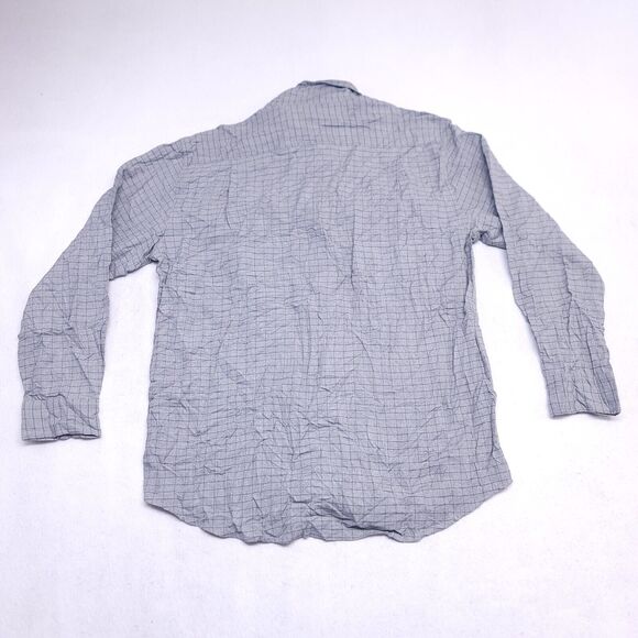 Pure Stuff Flannel Long Sleeve Button Up Shirt Mens Size Large L Gray Black - Picture 10 of 10